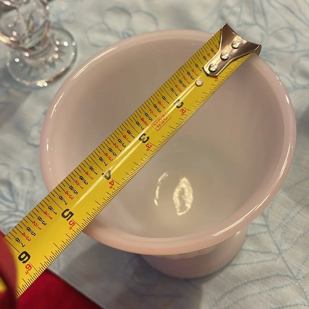 Beautiful vintage milk glass dish